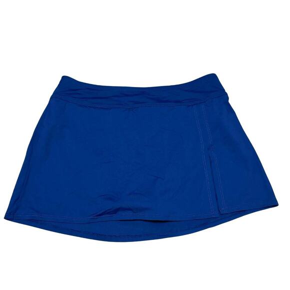 BLEU ROD BEATTIE Solid Flat Front Swim Bathing Suit Skirt Brief Navy Blue NWT 6 - Picture 1 of 7
